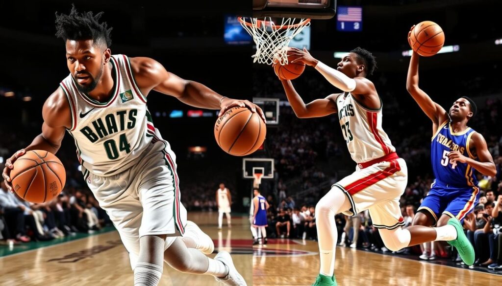 Perbandingan Giannis Antetokounmpo dengan pemain lain Perbandingan Giannis Antetokounmpo dengan pemain lain
