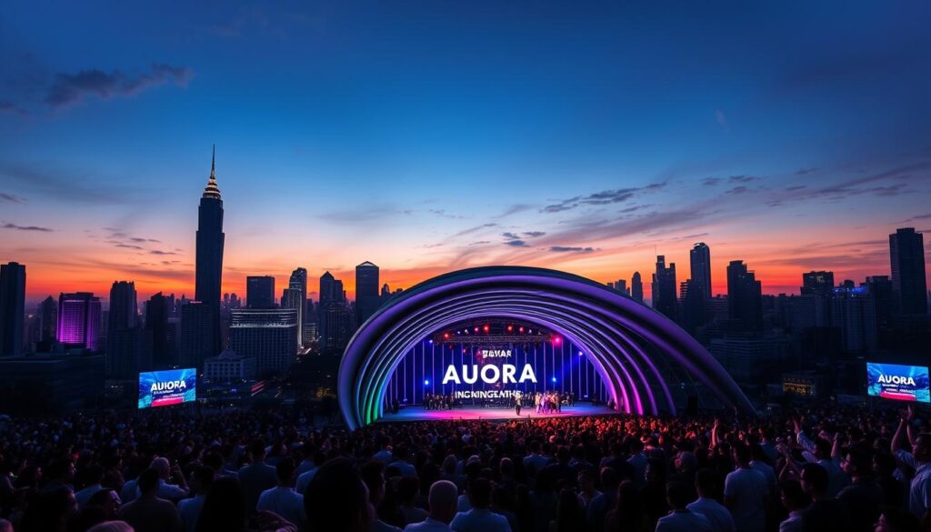 Peluncuran AURORA di Jakarta Peluncuran AURORA di Jakarta