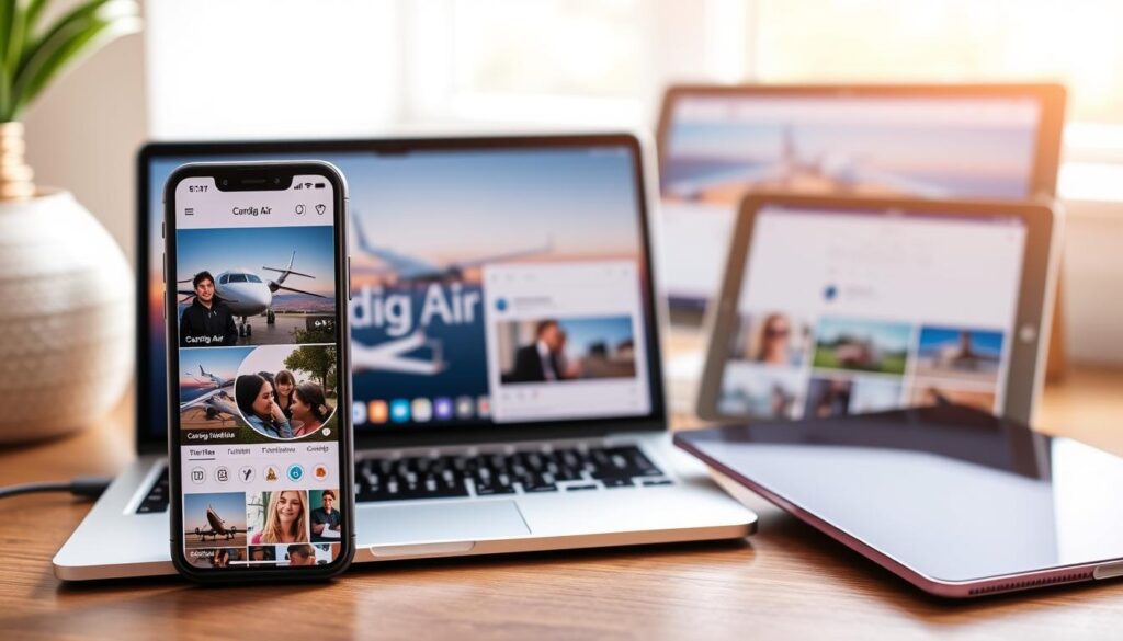 media sosial Cardig Air media sosial Cardig Air