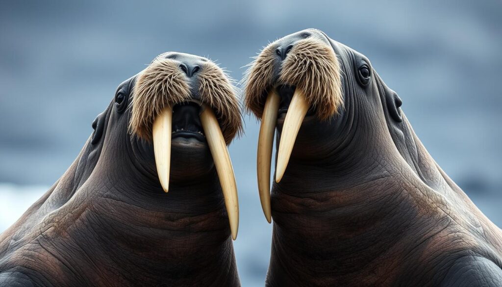 Walrus berkomunikasi