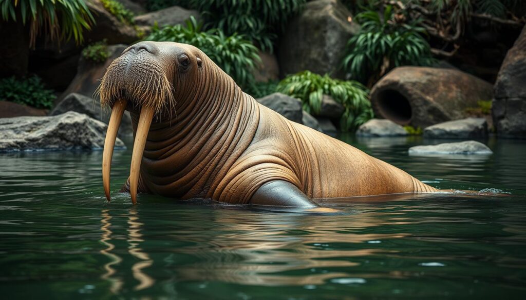 Walrus di Kebun Binatang