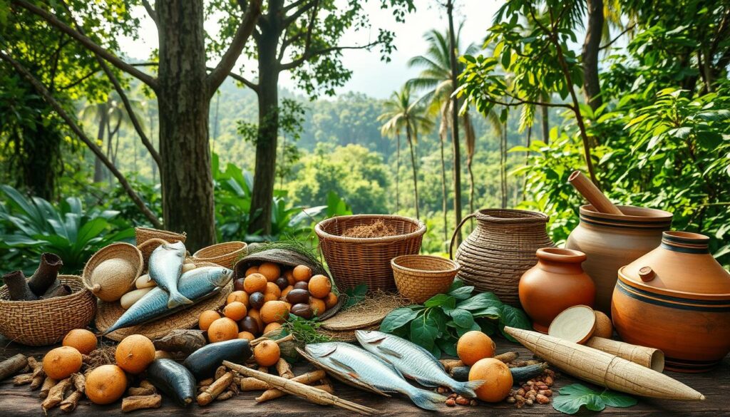 Bahan Baku Tradisional Suku Asmat