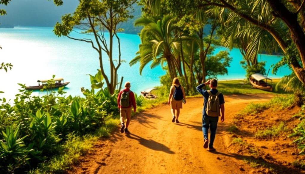 Akses dan Transportasi Menuju Telaga Biru Akses dan Transportasi Menuju Telaga Biru